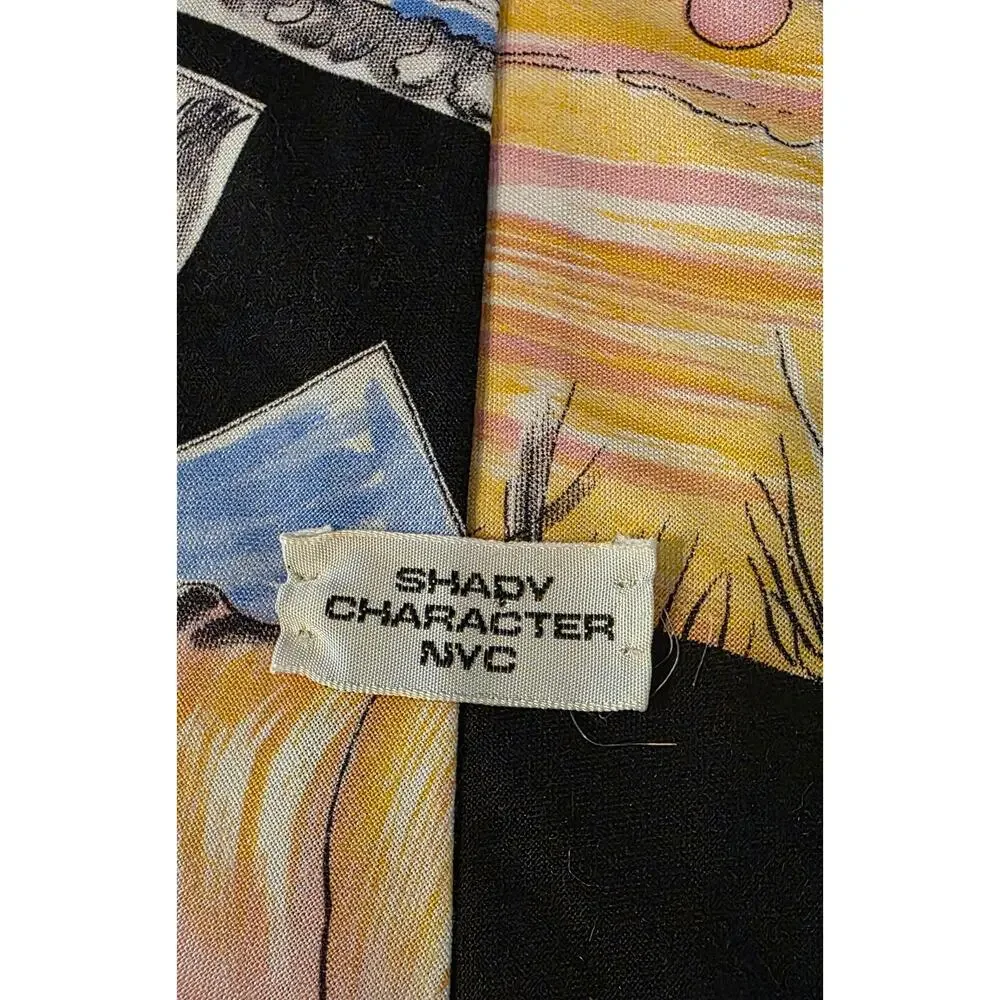 Shady‎ Character NYC Tie Florida Flamingo 100% cotton